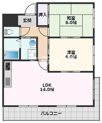 サンシティ千里丘の物件間取画像